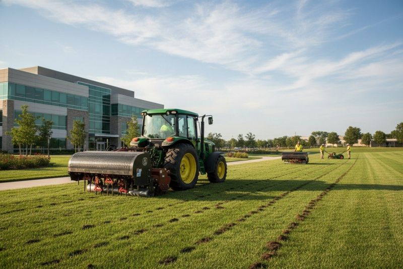 Lawn Dethatching And Aeration