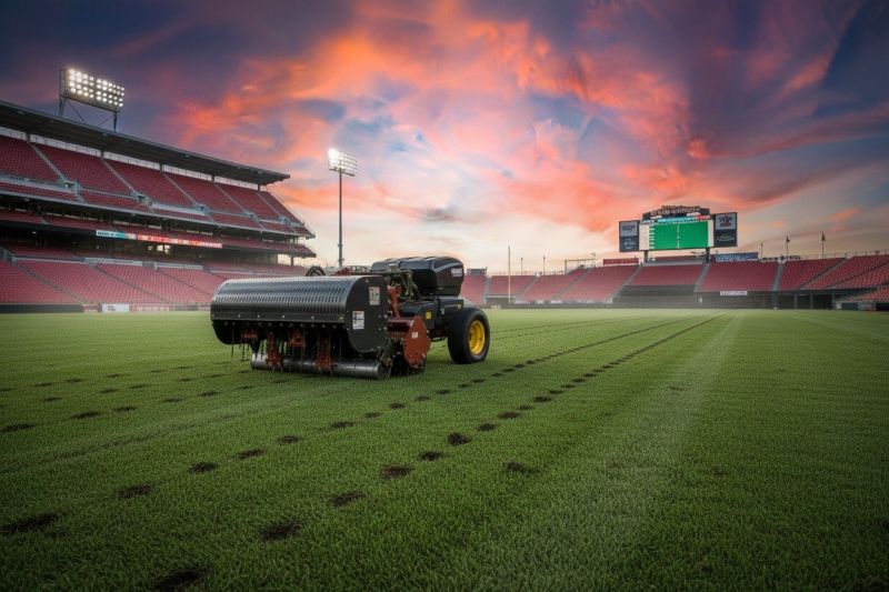 Industrial Lawn Aerating